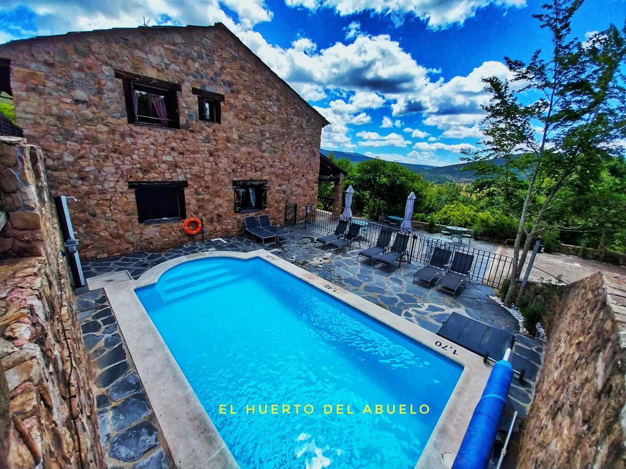 Casa Rural, Spa Y Restaurante El Huerto Del Abuelo Almiruete Exterior foto
